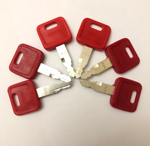Heavy Equipment Keys - 6pcs Heavy Equipment Aftermarket Ignition Key