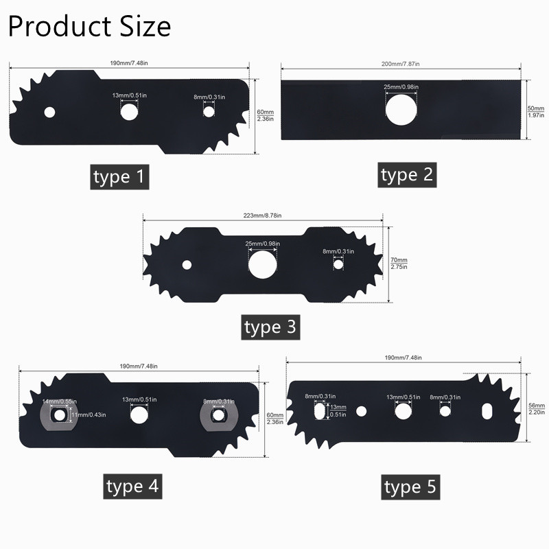 2PCS Edger Blade Electric Grin - Heavy Equipment Grinder recension och pris