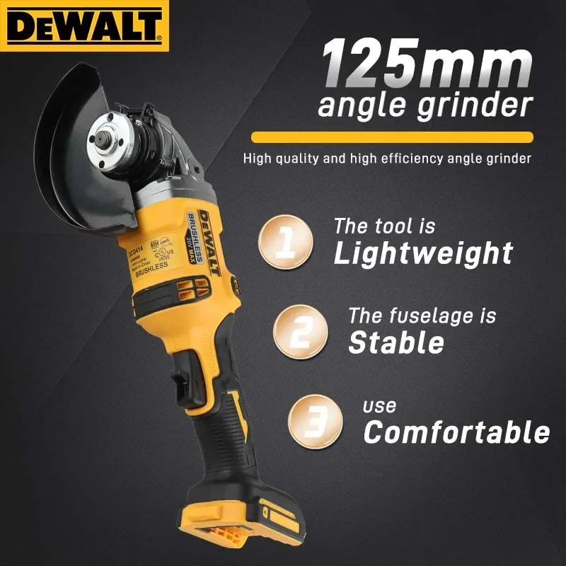 DEWALT DCG414 Brushless Cordle - Heavy Equipment Grinder recension och pris