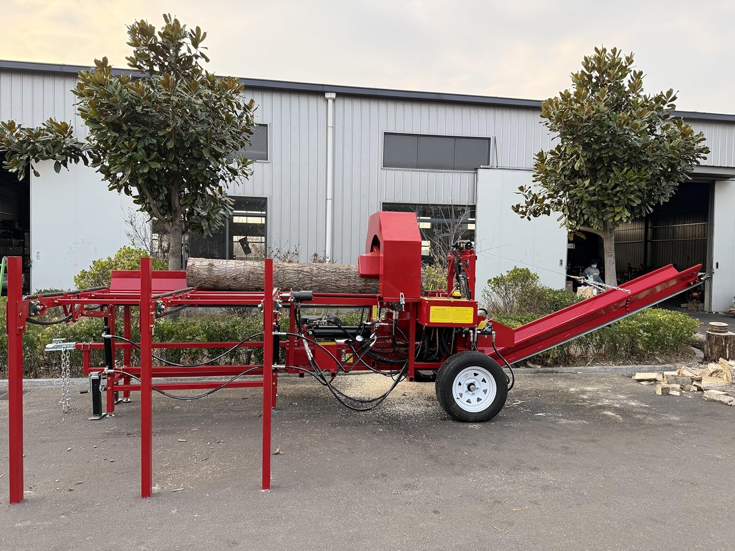 Heavy Duty 45 ton Firewood Cut - Heavy Equipment Grinder recension och pris