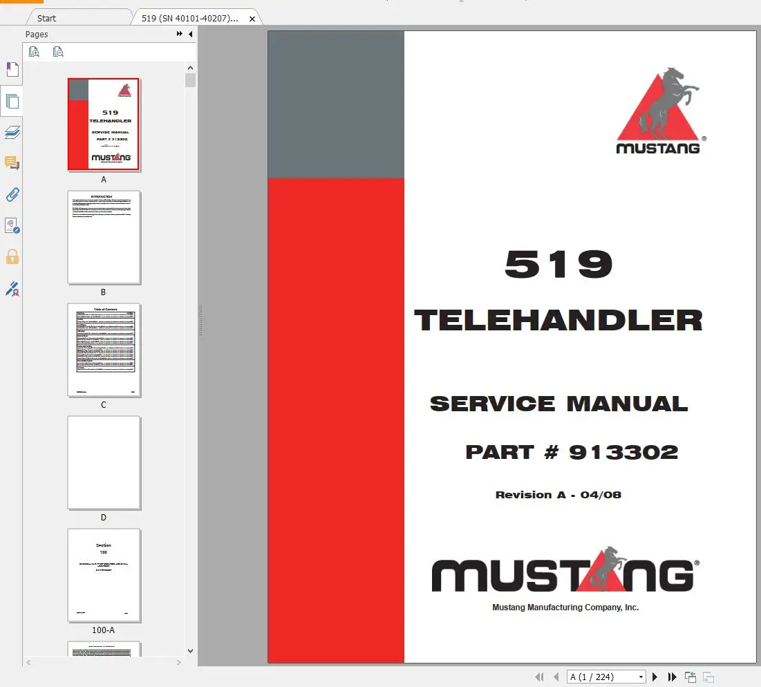 AutoDVD Mustang Machinery Heav - Heavy Equipment Usa recension och pris