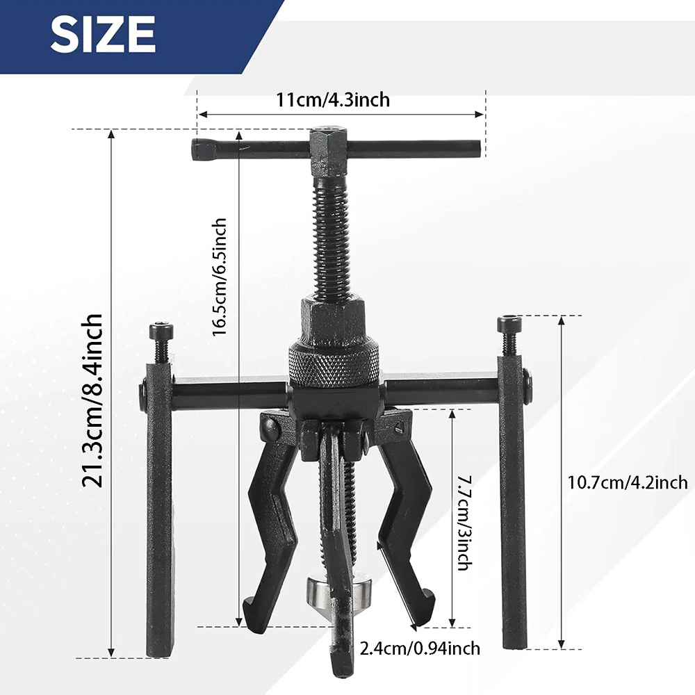 3 Jaw Bearing Puller Tool Heav - Heavy Equipment Grinder recension och pris