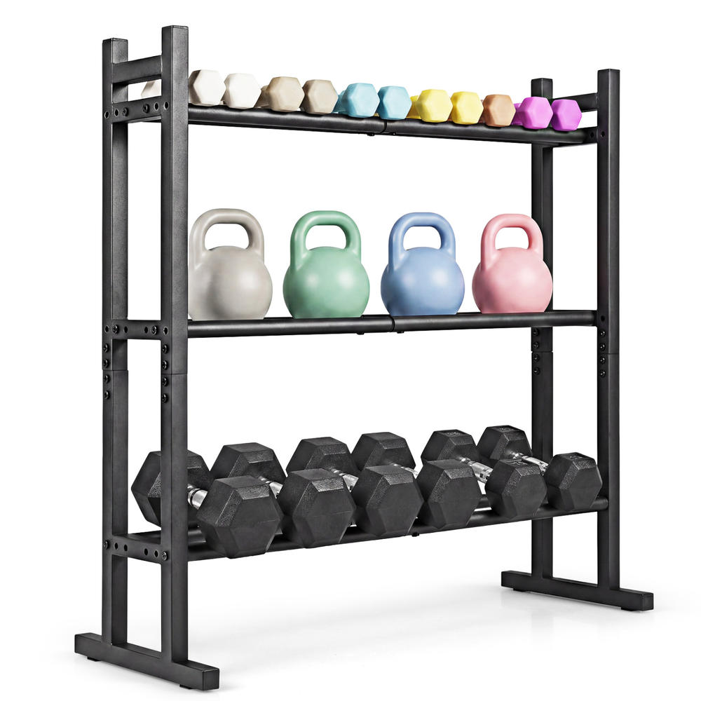Heavy Duty 3-Tier Dumbbell Rac - Heavy Equipment Usa recension och pris