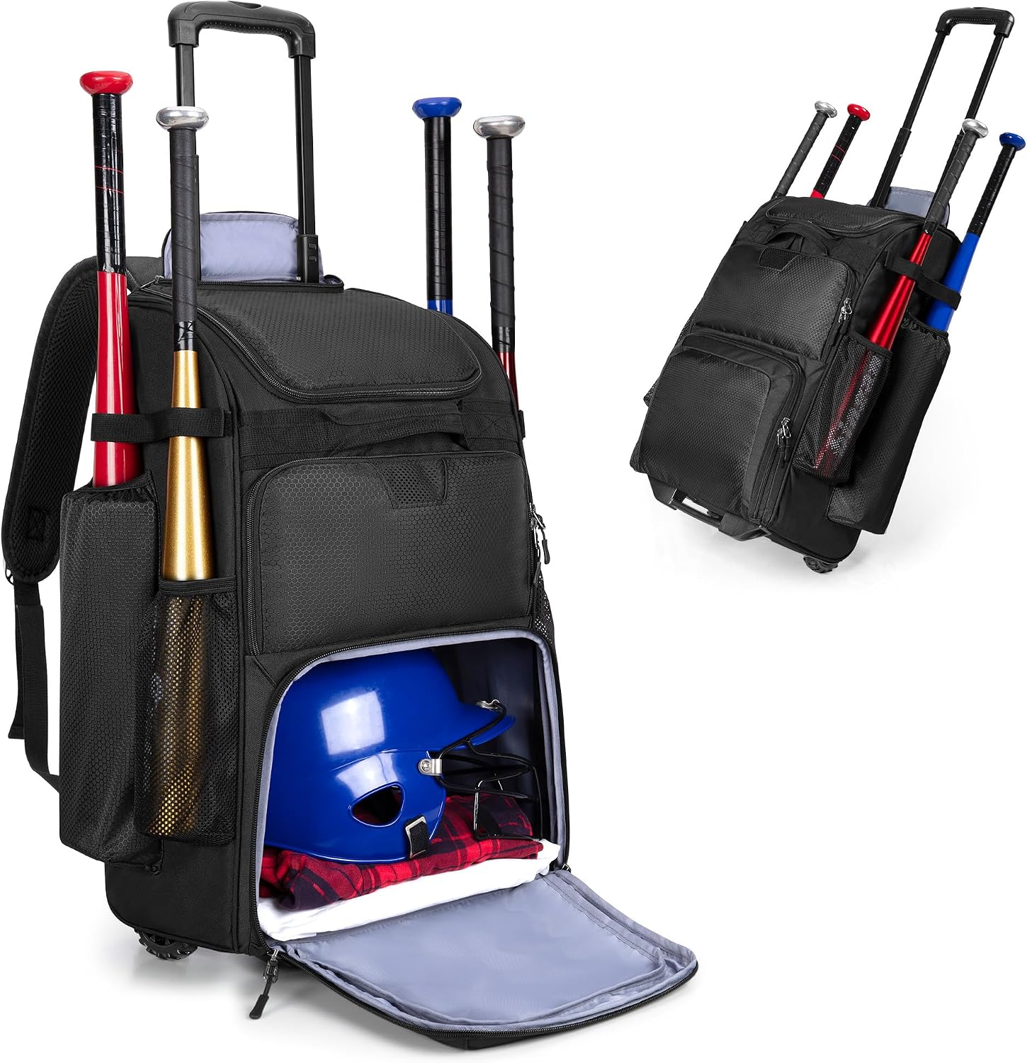 Rolling Baseball Backpack With - Heavy Equipment Usa recension och pris