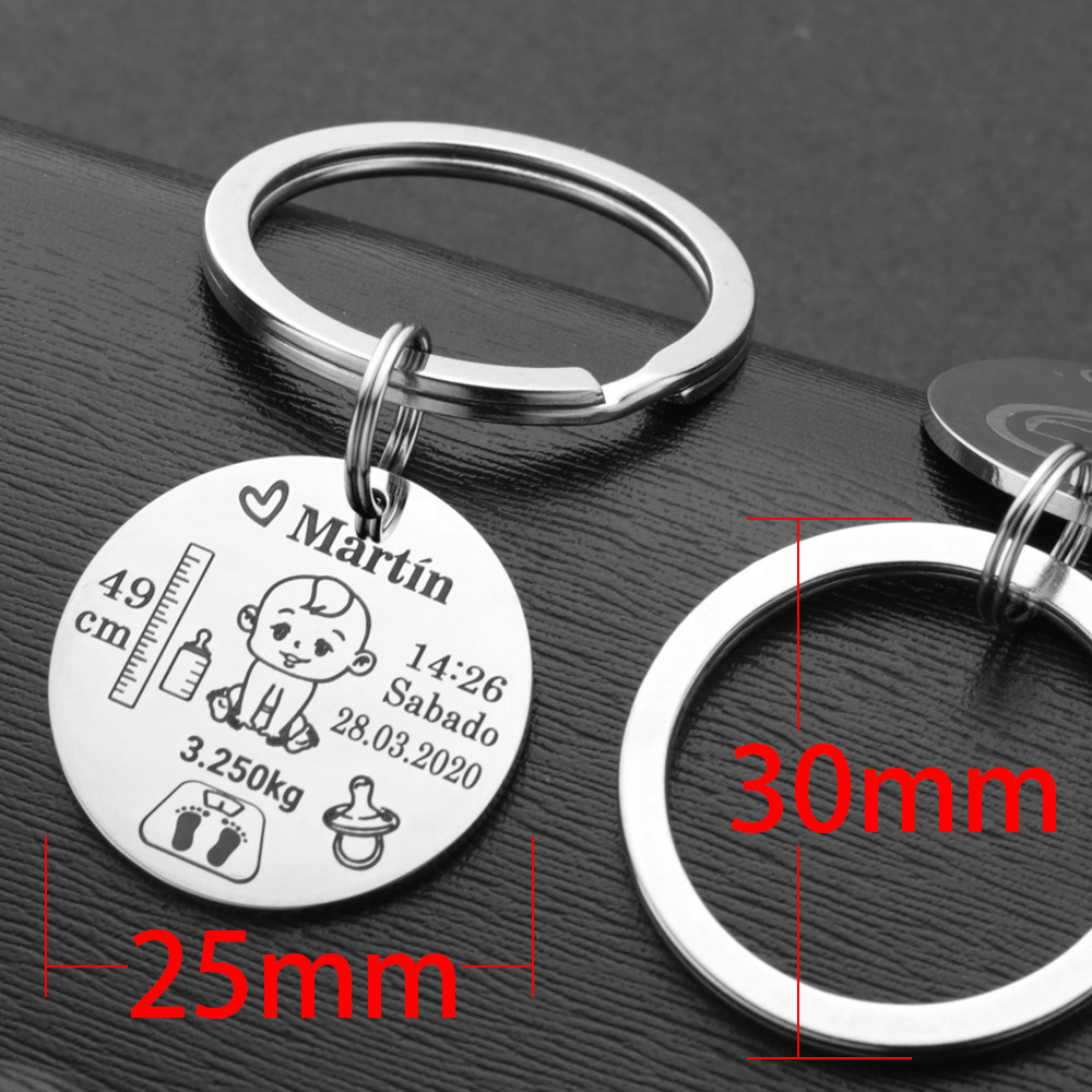 Lovely Personalized Baby Boys  - Heavy Equipment Keys recension och pris